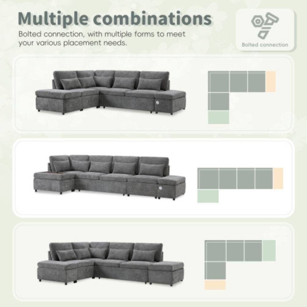Multiple combinations  
Bolted connection, with multiple forms to meet your various placement needs.
