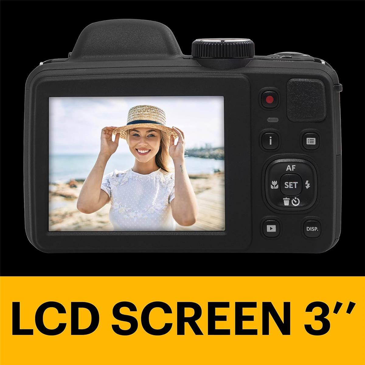 AF  
SET  
DISP.  
LCD SCREEN 3"