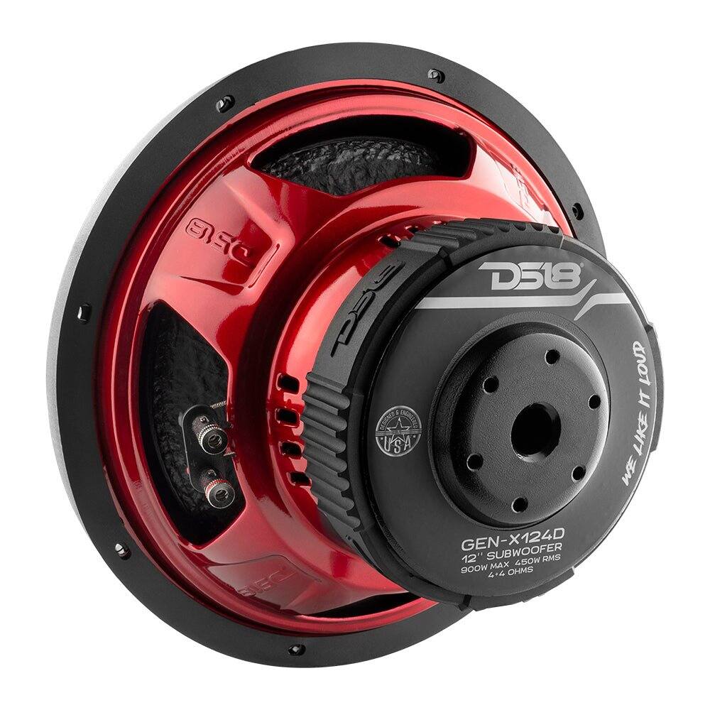 DRB  
D518 SECL LOUD  
DESIGNED FORMETTED LIKE USA  
3M GEN-X124D SUBWOOFER 12" 450W RMS 900W MAX 4.4 SWHO