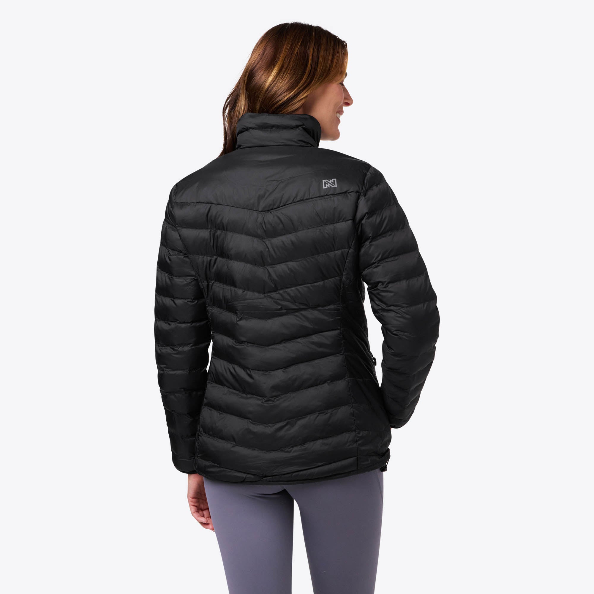 Back. Mobile Warming - App Controlled Women's Backcountry Xtera Heated Jacket - Black.