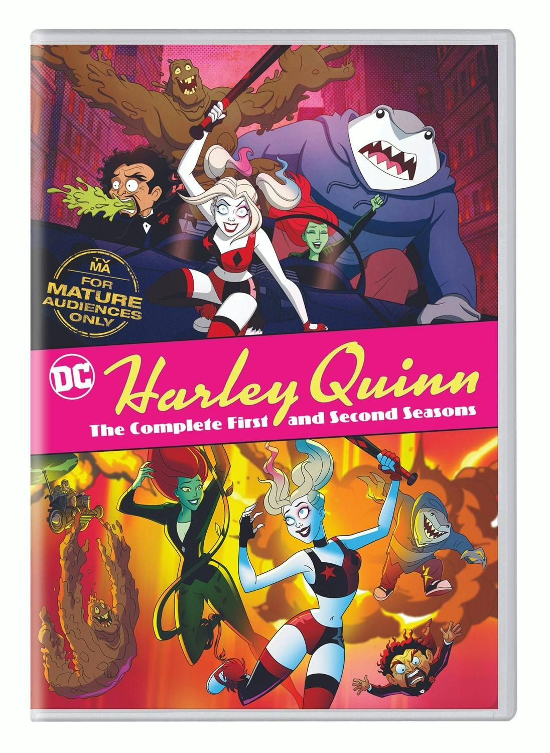 Front. Harley Quinn: Seasons 1 and 2 (DVD Double Feature) [DVD].