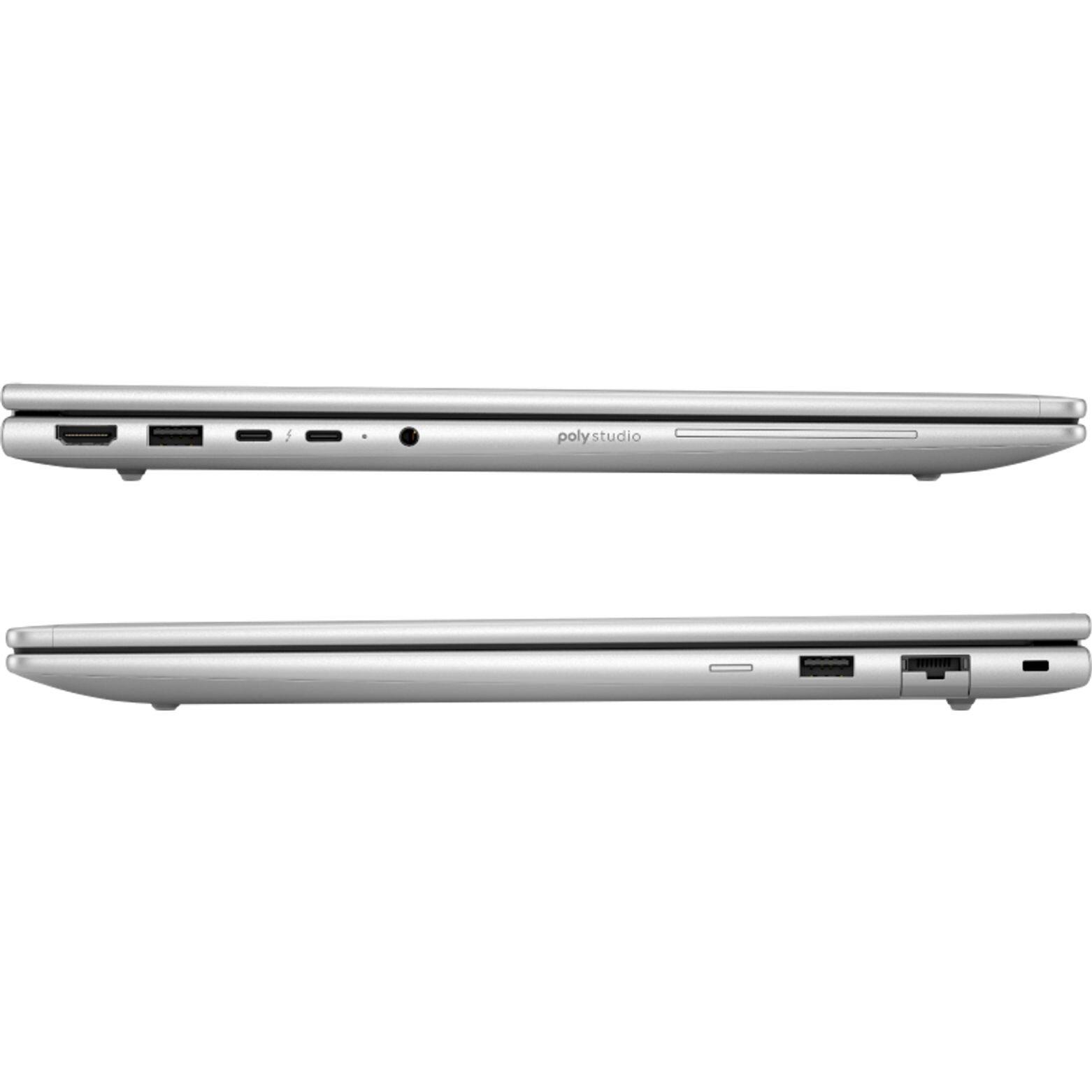 Alt View 4. HP - EliteBook 6 G1i 14" WUXGA Touchscreen Intel Core Ultra 7 255U 2 GHz 32 GB 512GB SSD Intel Graphics Windows 11 Pro Laptop - Silver.
