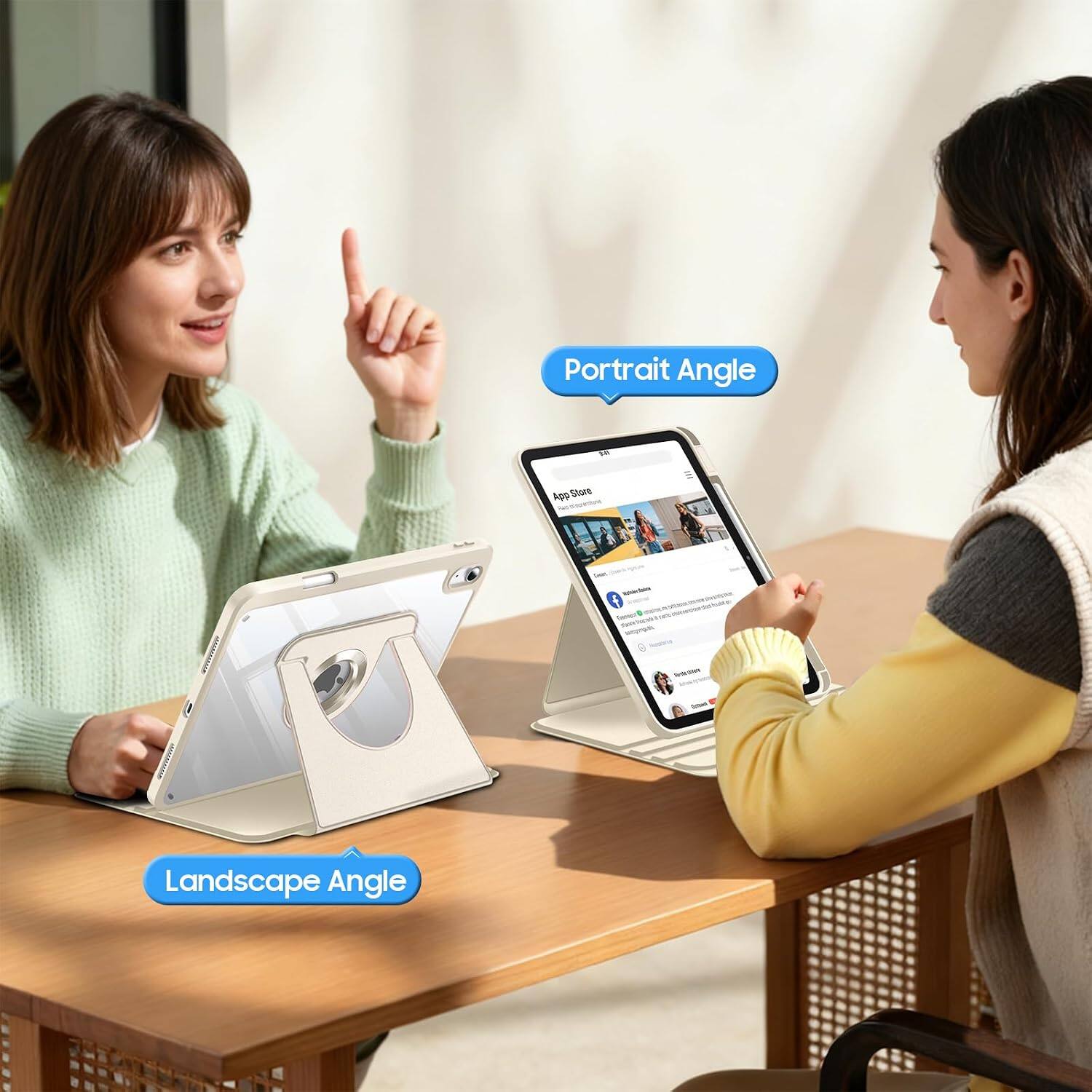 Portrait Angle  
DE  
App Store  
$  
WHERED  
Mai  
Landscape Angle
