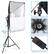 Alt View 6. Winado - Lighting Kit, Photo Equipment Studio Softbox 20" x 27", with E27 Socket and 2x5500K Instant Brightness Energy Saving - Black.