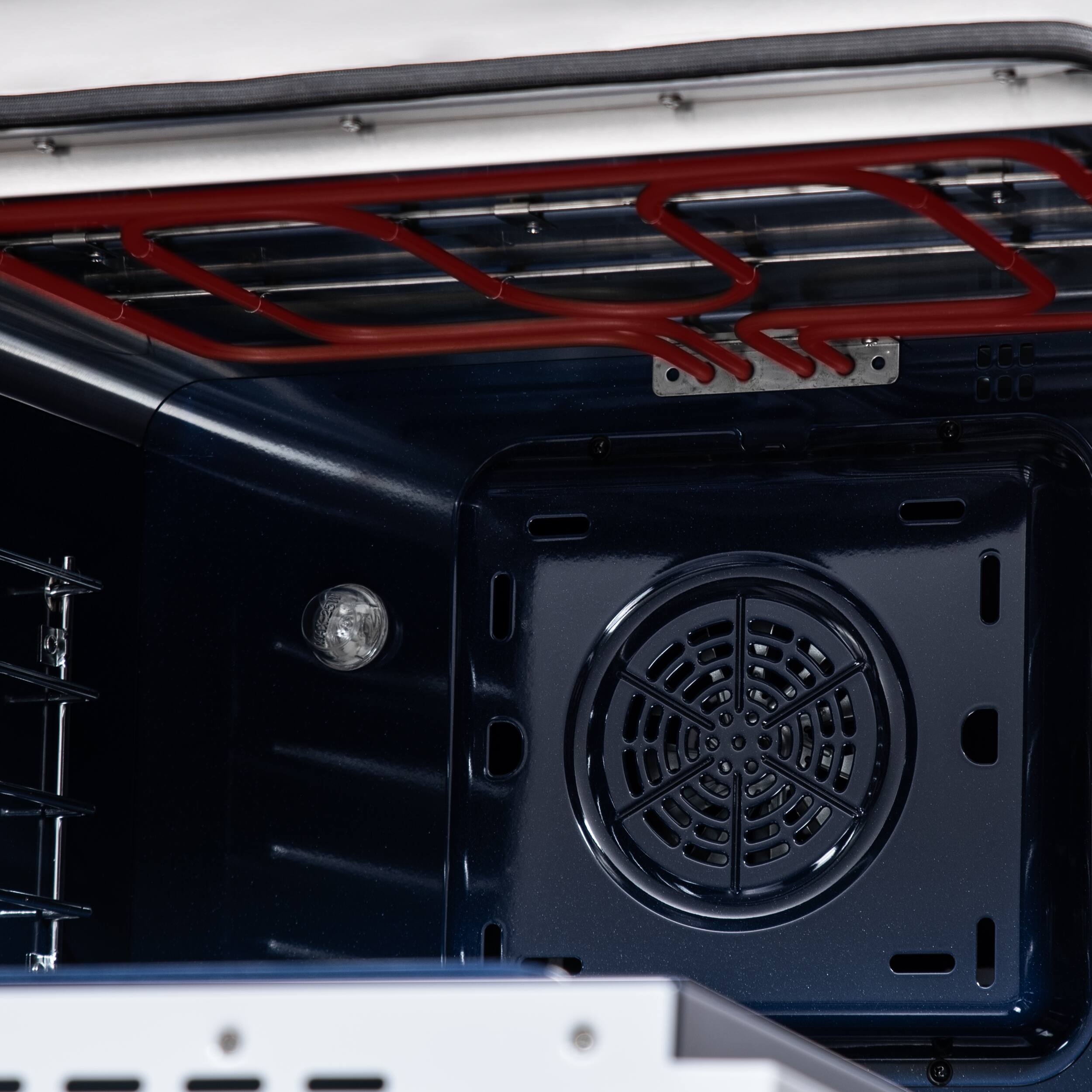 Alt View 11. Forno Appliances - Massimo 4.32 Cu. Ft. Freestanding Dual Fuel True Convection Range with Air Fryer Basket - White.