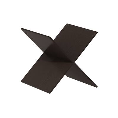 Cubicle Insert Furinno Cubicle X Shelf Cube Organizer Insert Dark Oak 24281DOK - Best Buy
