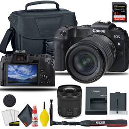 Canon - EOS RP Mirrorless Digital Camera with 24-105mm f/4-7.1 Lens, + EOS Camera Bag + Sandisk Extreme Pro 64GB Card + 6A
