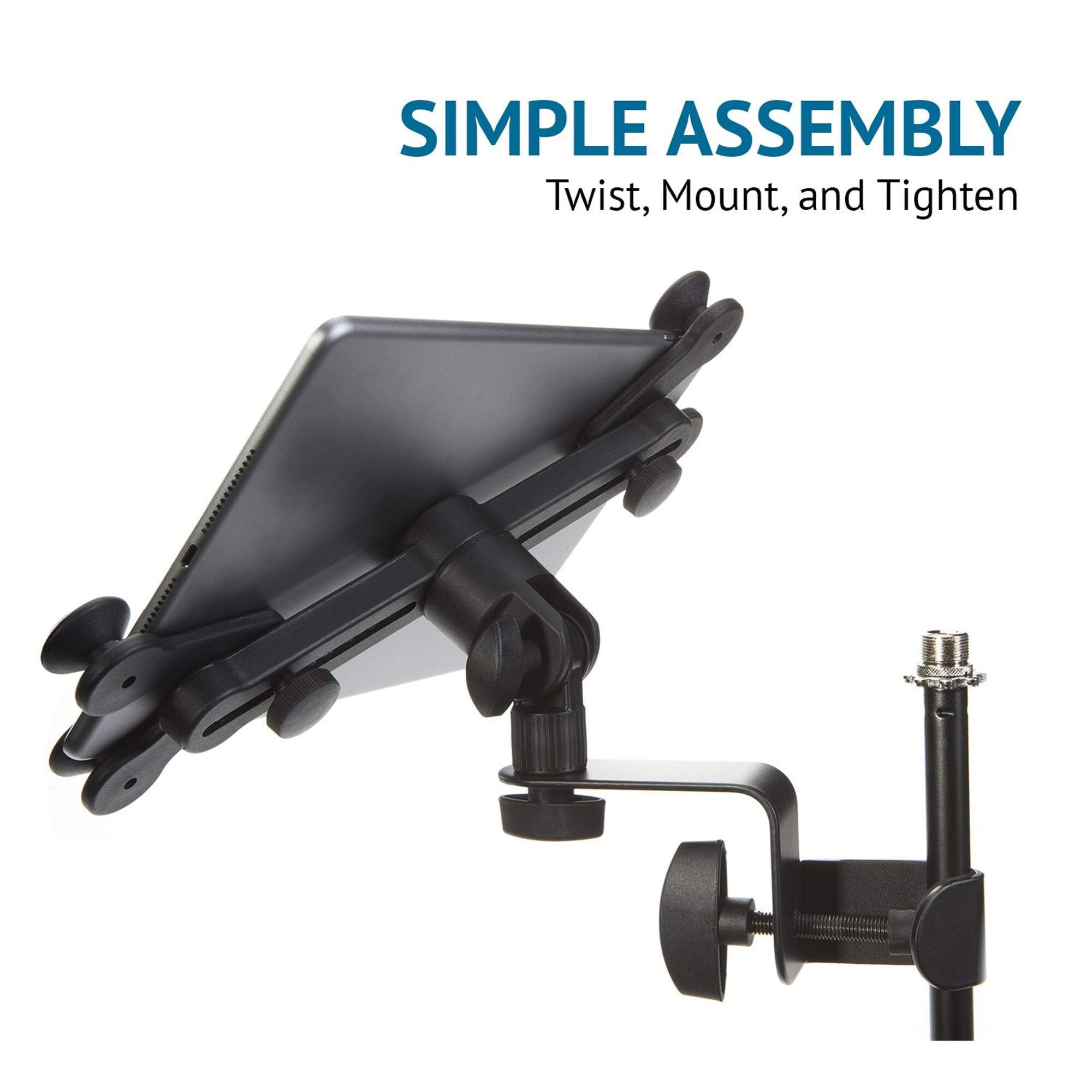 SIMPLE ASSEMBLY
Twist, Mount, and Tighten