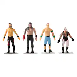 TCG Toys - FleXfigs: WWE Superstars - 4 Character Pack -3+