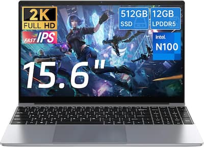 Gezoon 15.6 inch Laptop, 12th Alder Lake N100(Turbo 3.4GHz Gezoon 15.6 inch Laptop, 12th Alder Lake N100(Turbo 3.4GHz