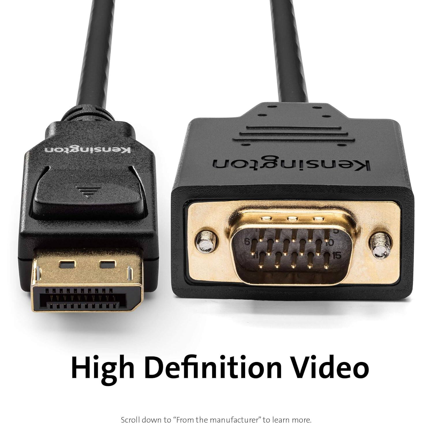 Kensington  
High Definition Video  
Scroll down to "From the manufacturer" to learn more.