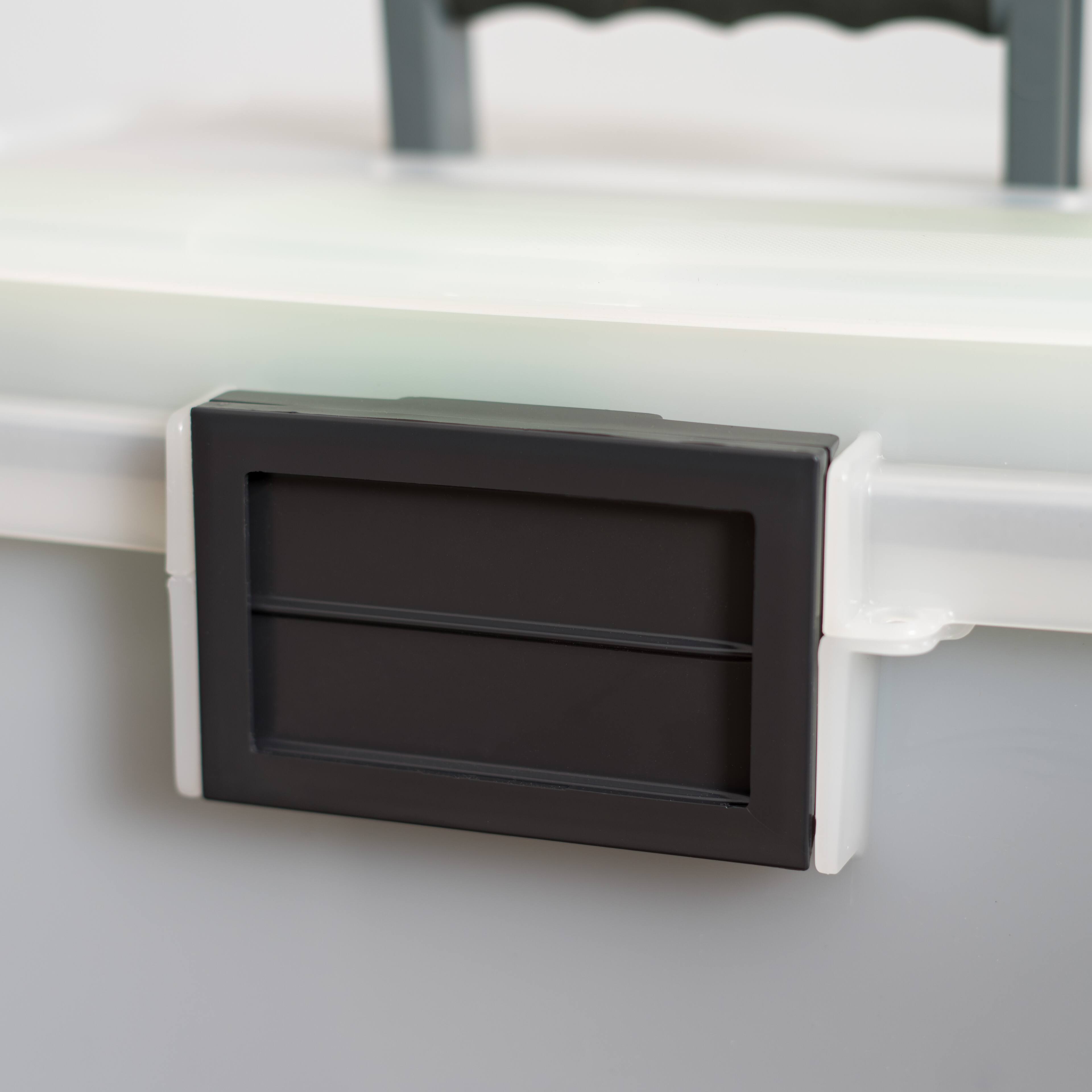 Alt View 5. IRIS USA - IRIS USA Portable Letter Size File Box with Handle for Hanging Folders.