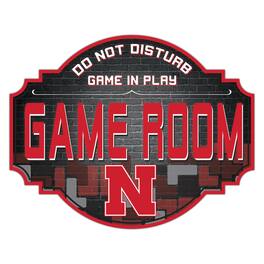 Fan Creations - Nebraska Huskers 12'' Game Room Tavern Sign - Multicolor