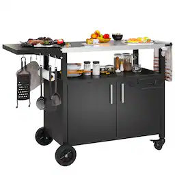 Steel Grill Cart