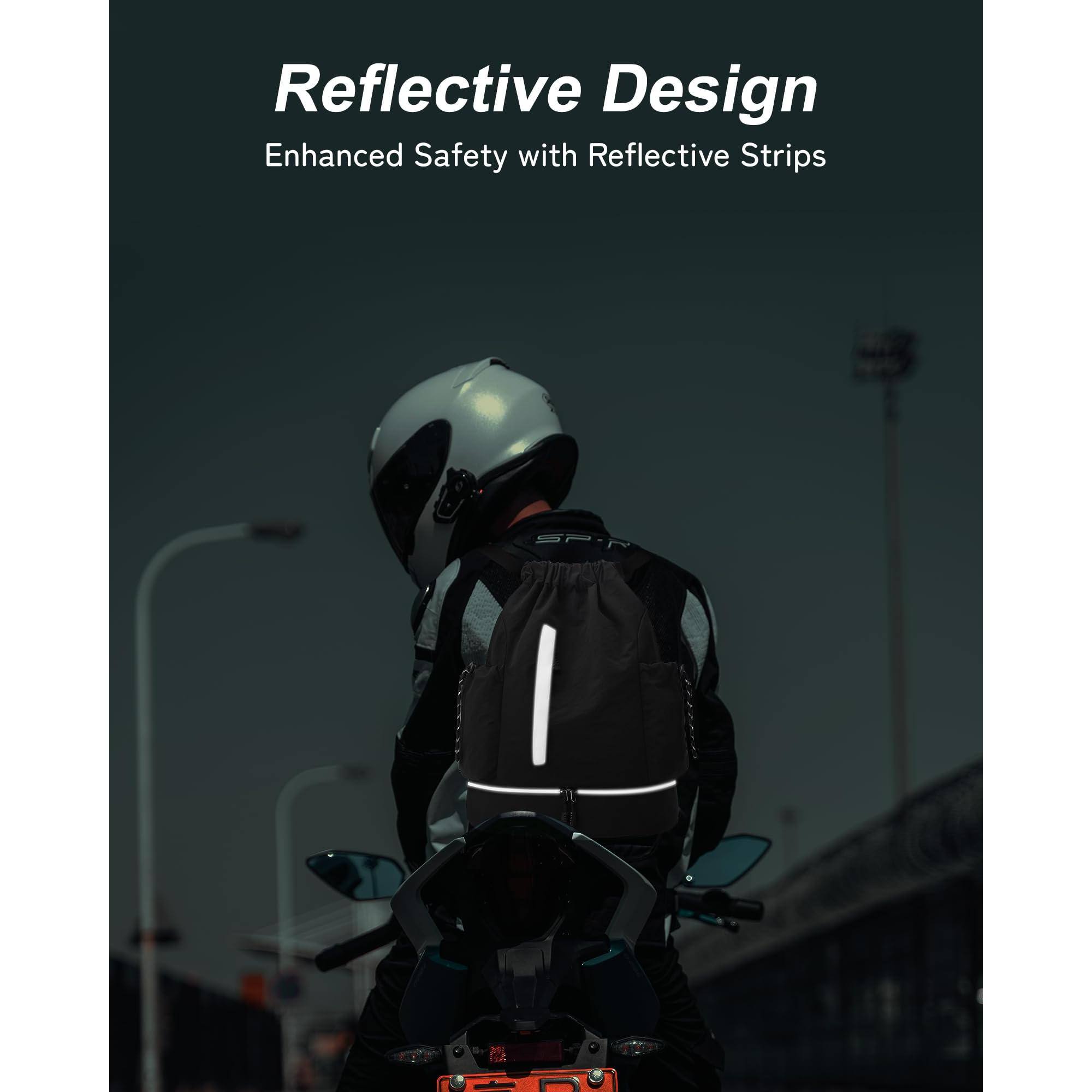 Reflective Design  
Enhanced Safety with Reflective Strips