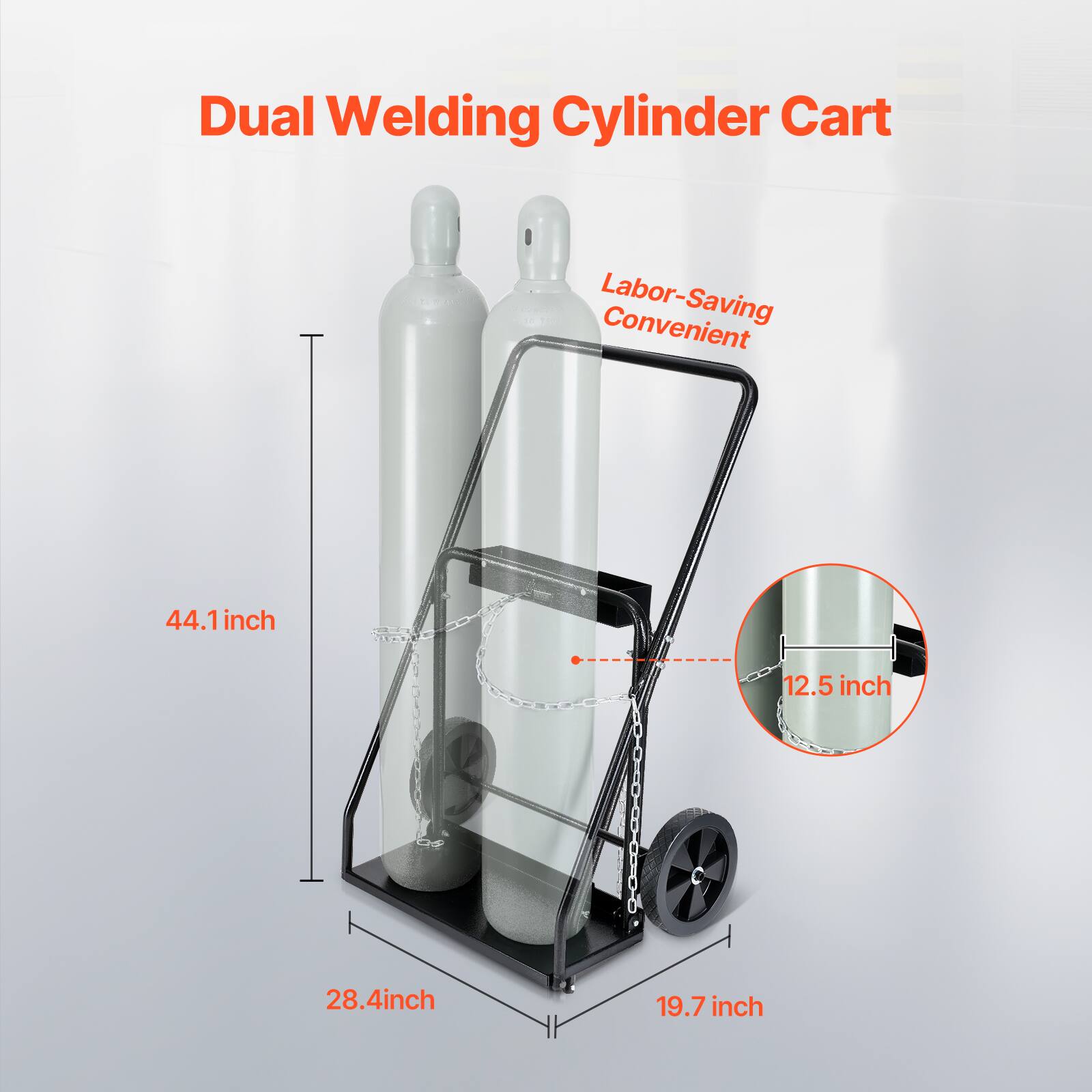 Dual Welding Cylinder Cart

Labor-Saving Convenient

44.1 inch
28.4 inch
19.7 inch
12.5 inch