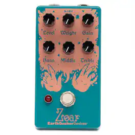 EarthQuaker Devices - Zoar Dynamic Audio Grinder Guitar Effects Pedal (Water Blue)