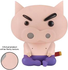 PopMarket - BanPresto - Crayon Shinchan - Fluffy Puffy - Buriburi Zaemon (Version B) Figure - Collectibles - Multicolor