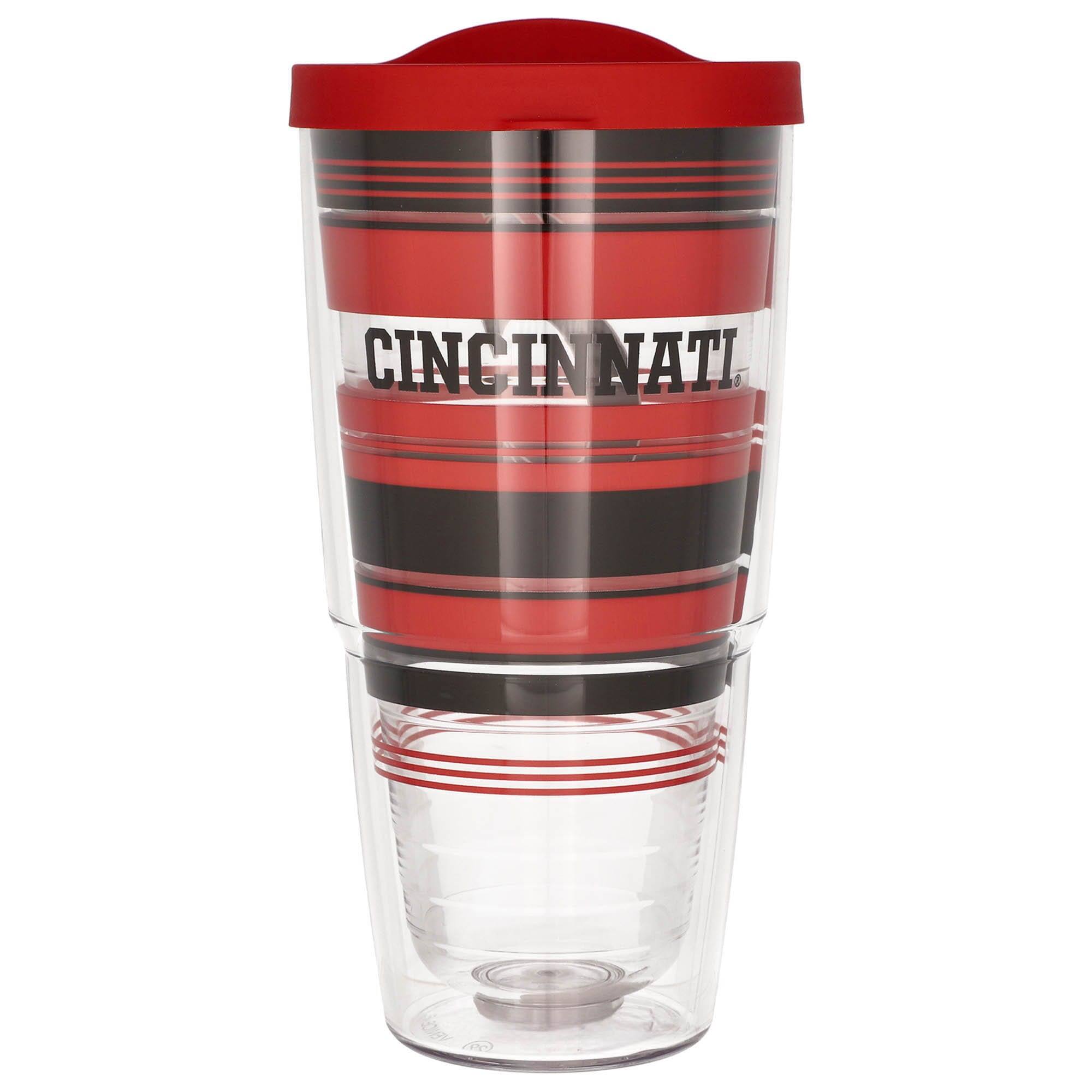 Alt View 1. Tervis - Cincinnati Bearcats 24oz. Hype Stripe Classic Tumbler - Multicolor.