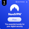 1 year
Up to 10 devices
NordVPN® Plus
The essential bundle for your digital security