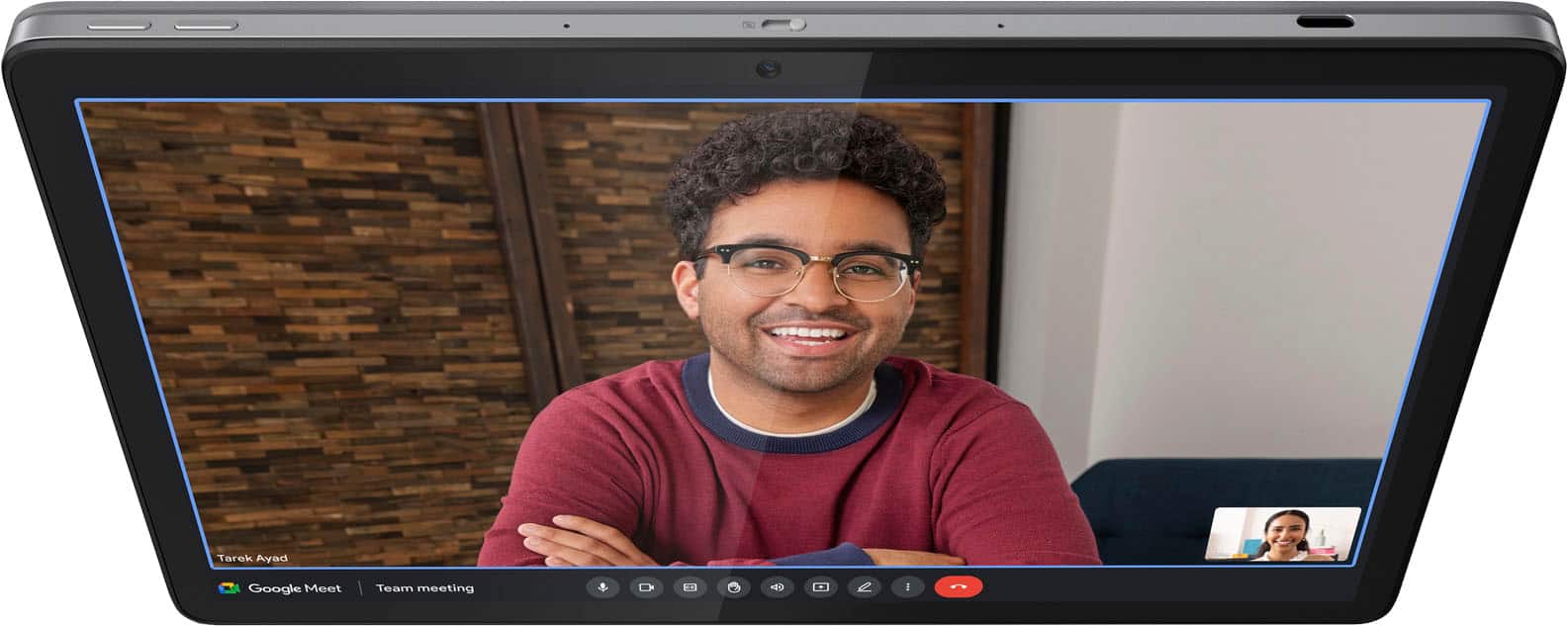 Tarek Ayad is participating in a Google Meet Team meeting.