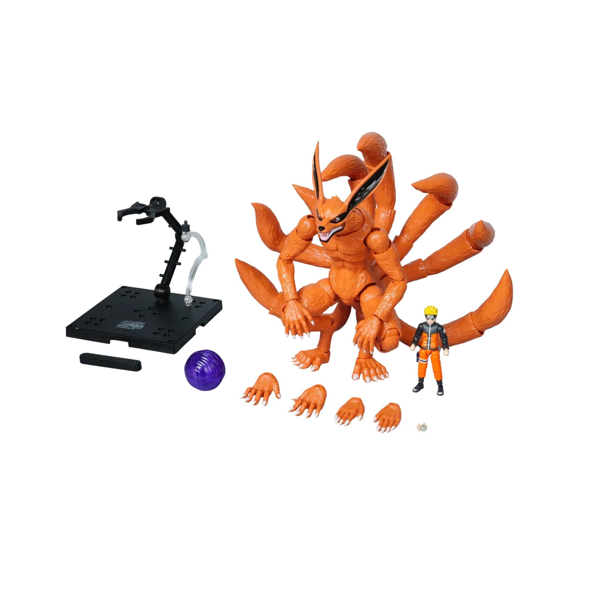 Front. Blokees - Blokees Naruto Kurama (Nine Tails) & Uzumaki Champion Class Action Figure Bundle.