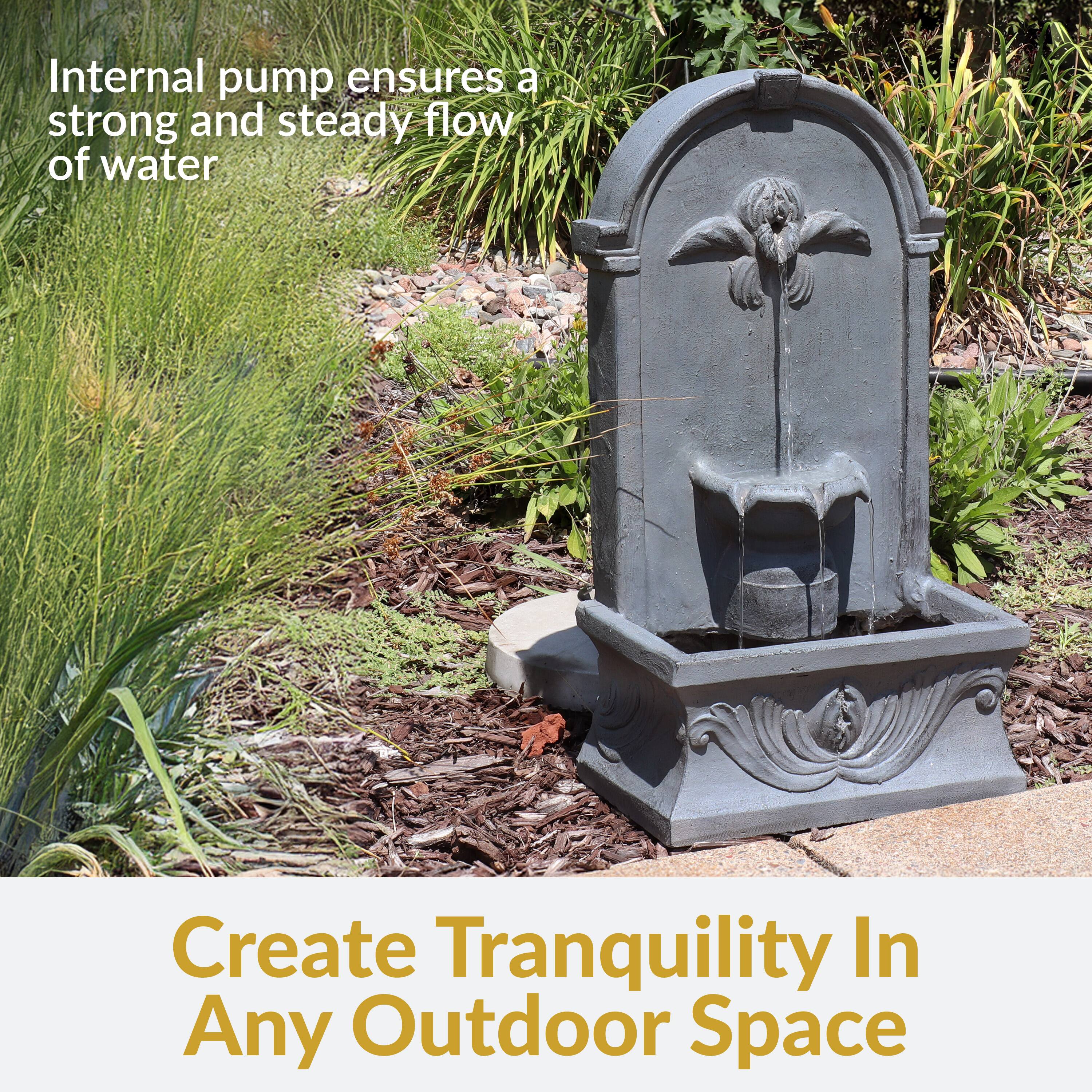 Internal pump ensures a strong and steady flow of water

Create Tranquility In Any Outdoor Space