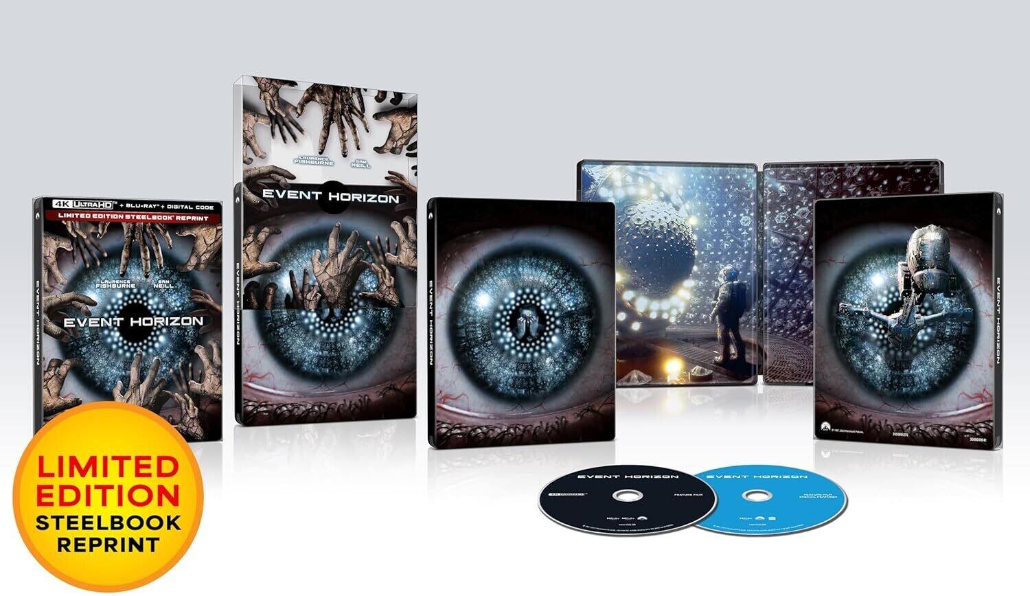 Alt View 1. Event Horizon (Steelbook)   - 4K Blu-Ray.
