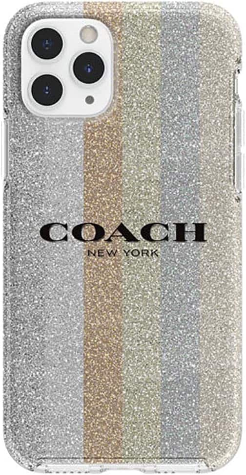 Coach Protective Case for iPhone 11 Pro | Color: Neutral Silver