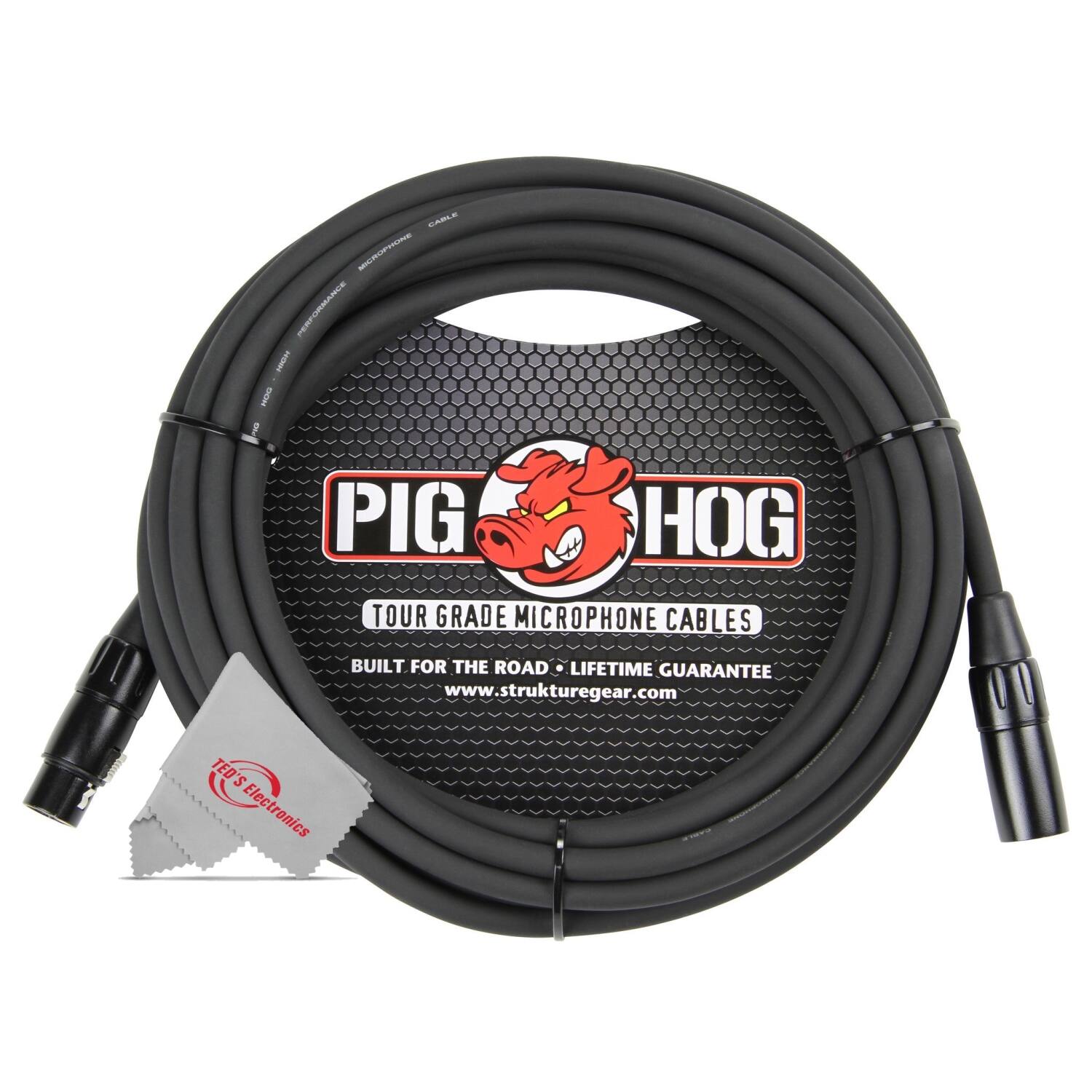 PIG HOG  
TOUR GRADE MICROPHONE CABLES  
BUILT FOR THE ROAD  
LIFETIME GUARANTEE  
www.strukturegear.com  

TED'S Electronics