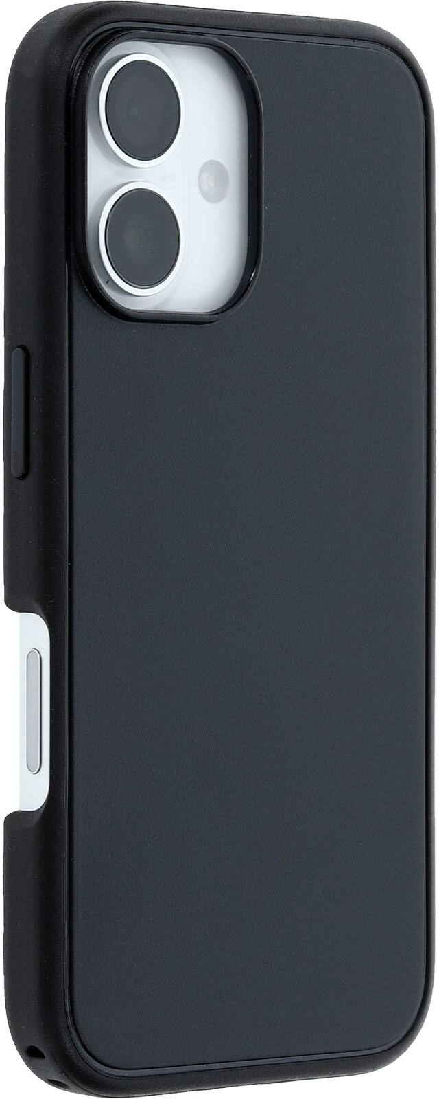 Angle. OtterBox - Symmetry Series Hard Shell for MagSafe for Apple iPhone 16 - Black.