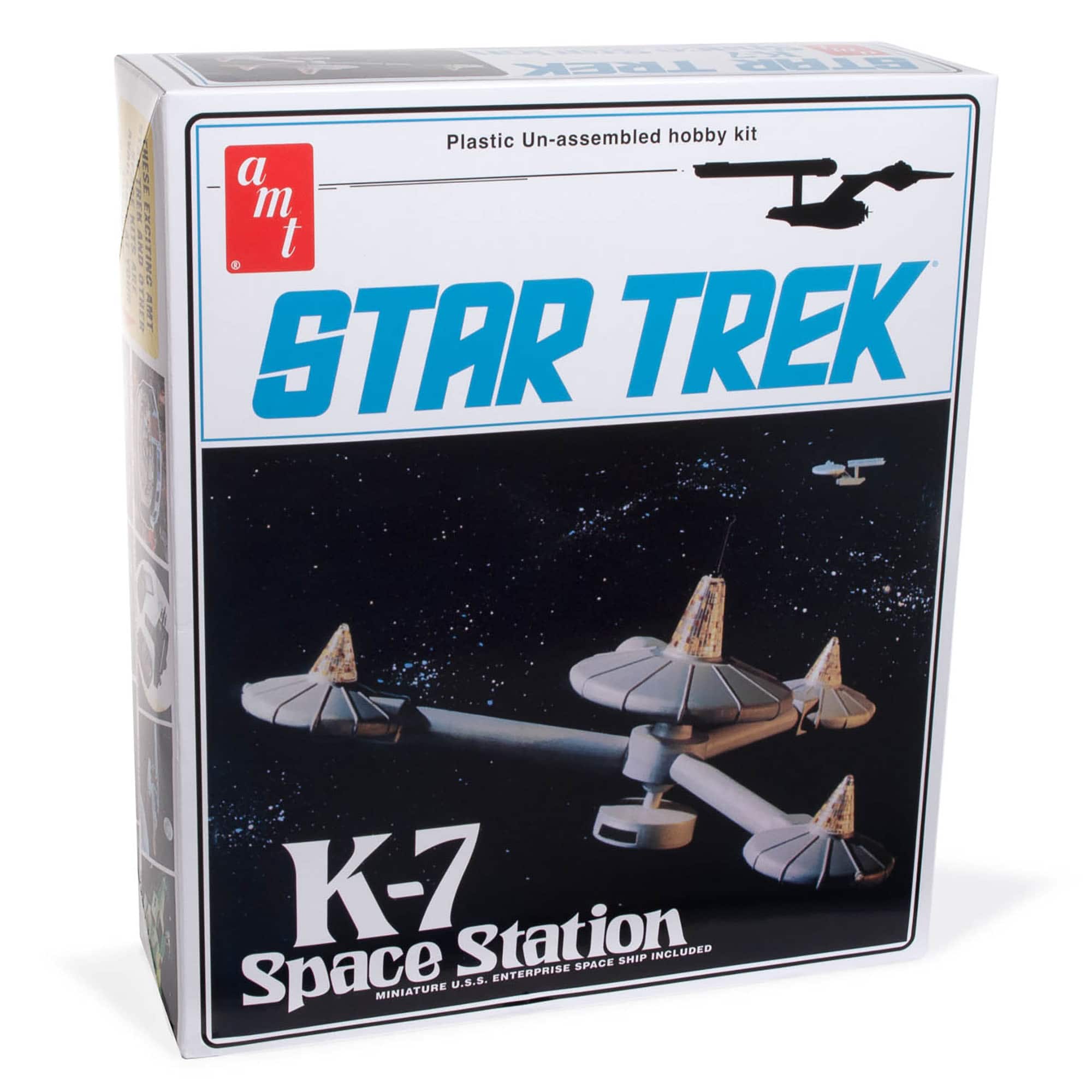 Round2 - AMT Star Trek K-7 Space Station 1:7600 Scale Model Kit