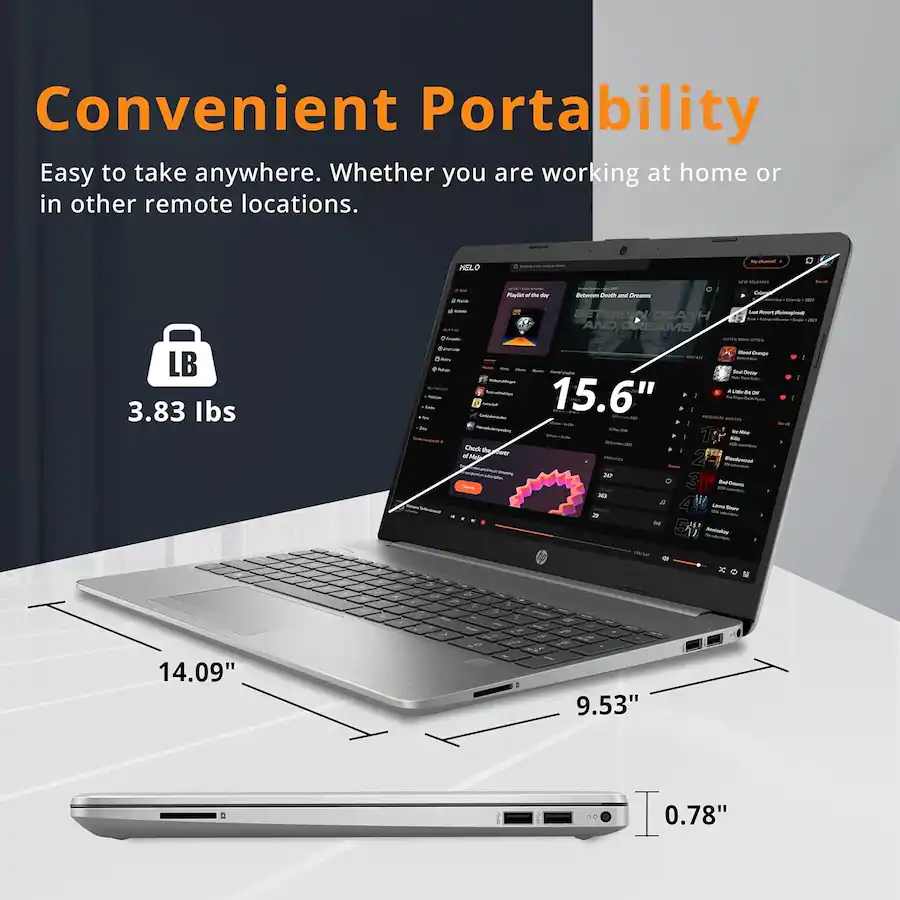 HP 250R G9 (A23G5EA) - PC Portable - | Muséericorde - Foto 9