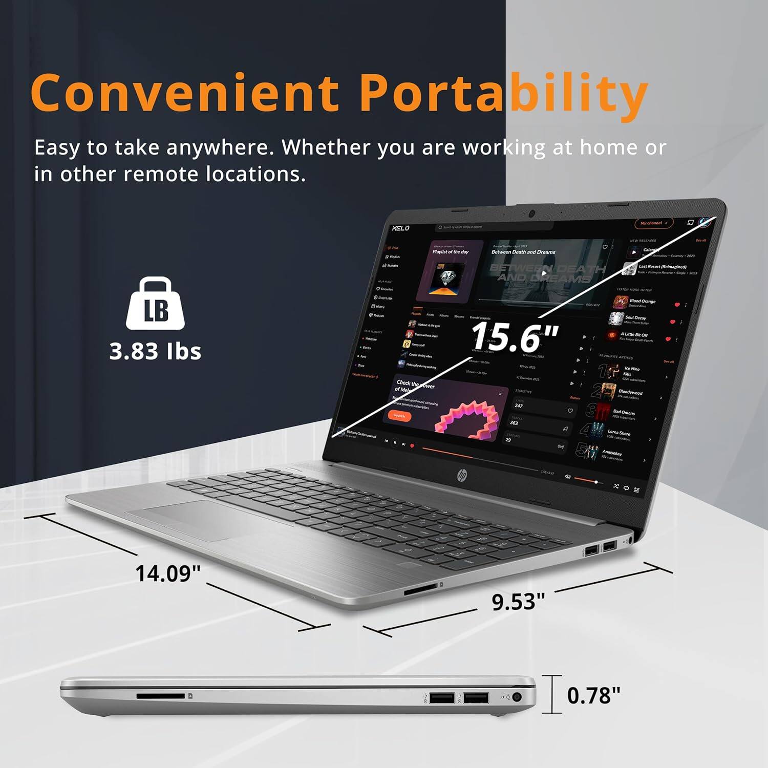 HP 250R G9 (A23G5EA) - PC Portable - | Muséericorde - Foto 9