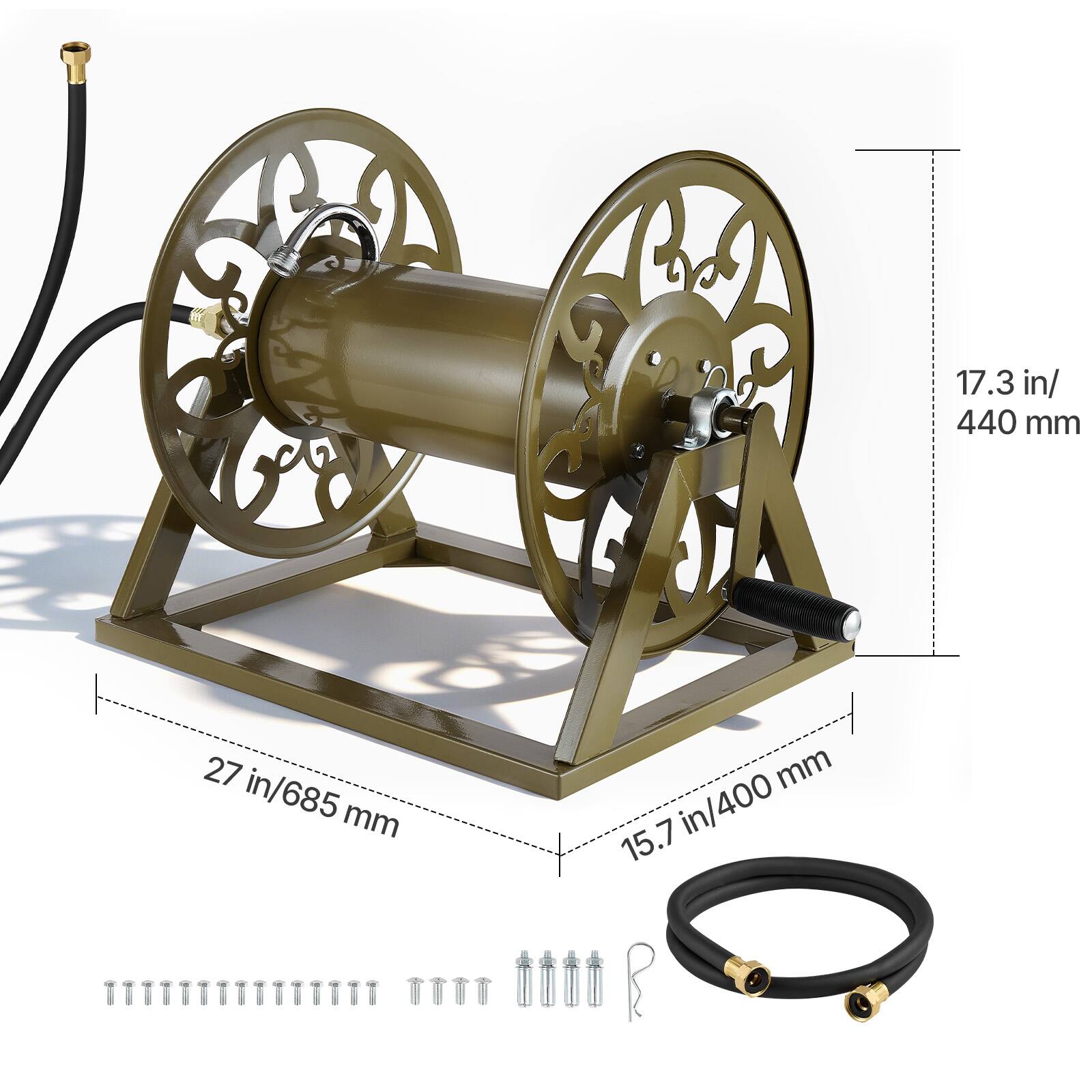 17.3 in/ 440 mm  
27 in/685 mm  
15.7 in/400 mm