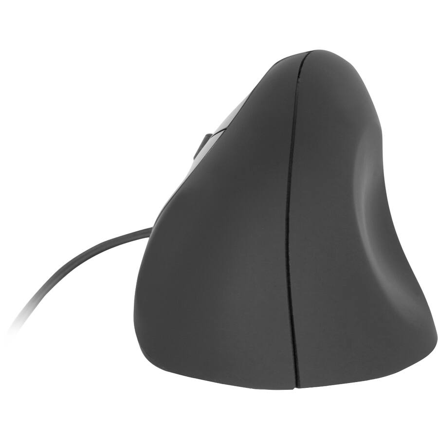 Alt View 4. Urban Factory - Urban Factory Wireless ergonomic USB mouse - Optical - Wireless - Radio Frequency - Black - USB - 1600 dpi - Scroll Whee - Black.