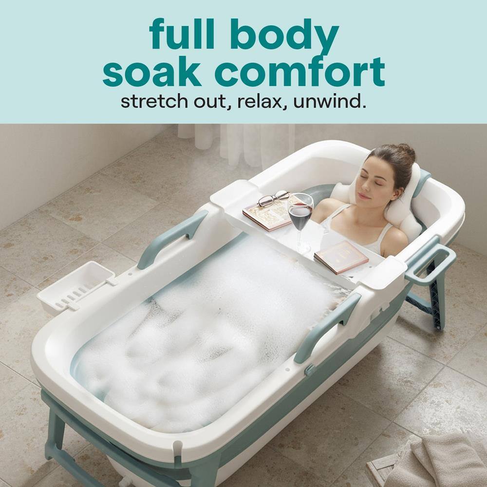 full body soak comfort  
stretch out, relax, unwind.