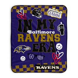 Pegasus - Baltimore Ravens 50" x 60" In My Era Fleece Blanket - Multicolor
