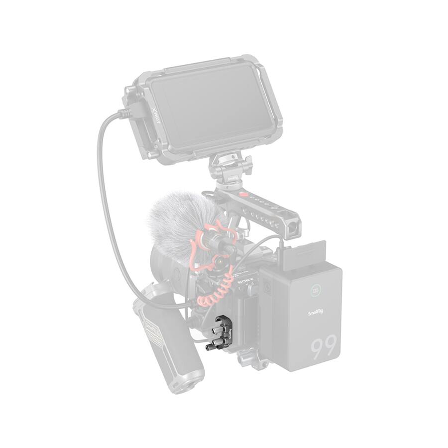 Quick Release Wire Rope Smallrig USB C & MULTI Cable Clamp for Sony FX3/FX30 HawkLock Quick ...