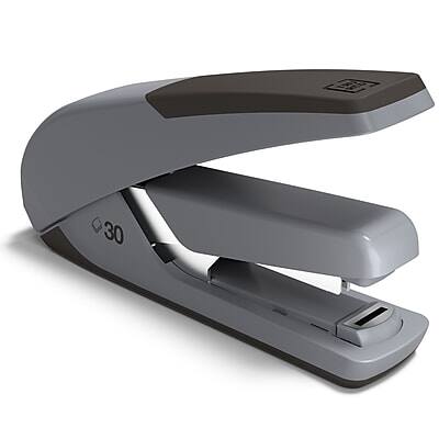Front. TRU RED - One-Touch DX-4 Reduced Effort Desktop Stapler, 30-Sheet Capacity - Black/Gray.