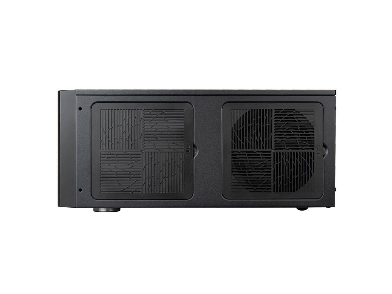 Alt View 5. SilverStone - Silverstone GD11 Ideal compact HTPC case with 240mm radiator support - Silver.