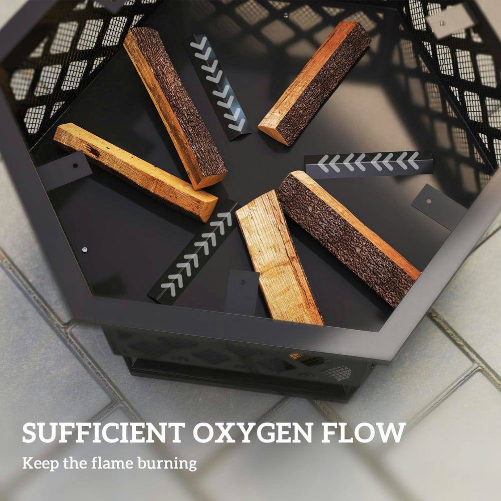 SUFFICIENT OXYGEN FLOW  
Keep the flame burning