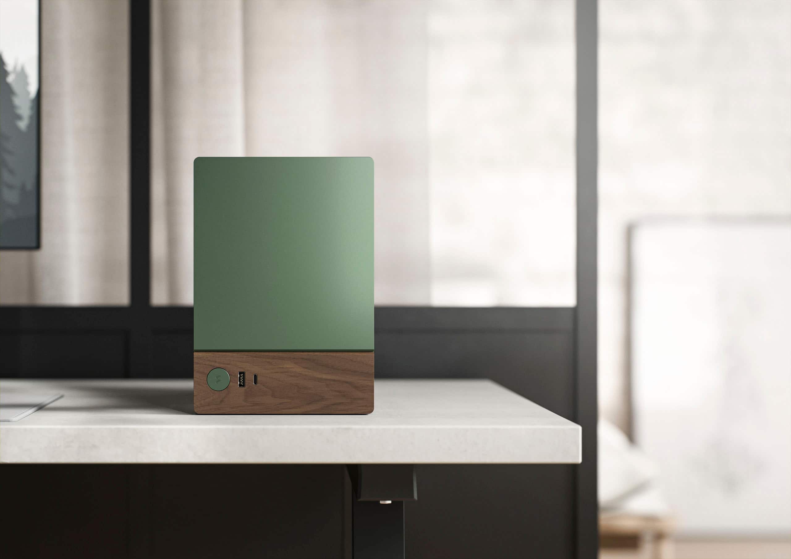 Alt View 22. Fractal Design - Terra Jade Mini-ITX Small Form Factor PC Case with PCIe 4.0 Riser - Jade.