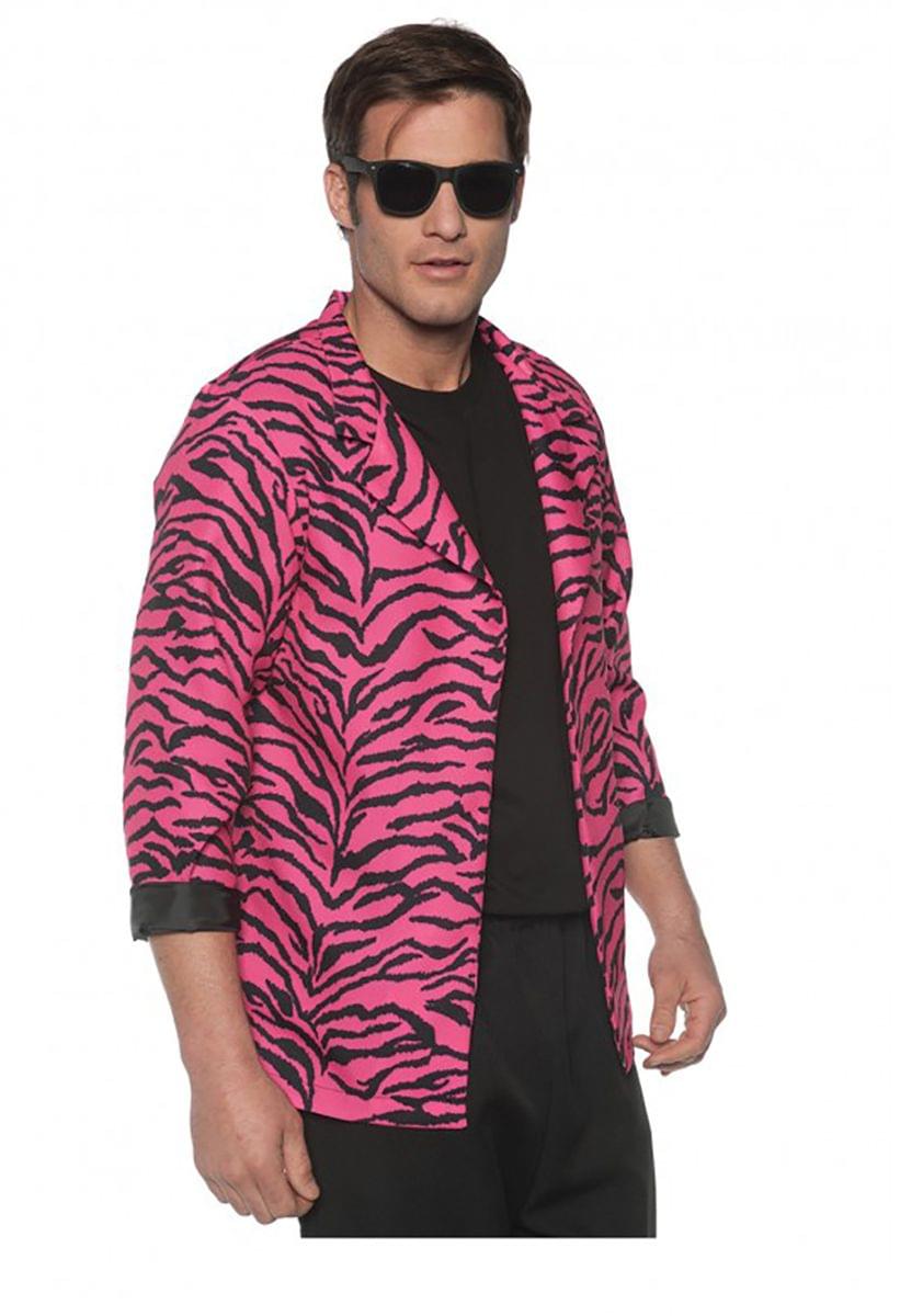 Underwraps - 80's Zebra Blazer Adult Costume OS - Pink price history on PriceWatchPro