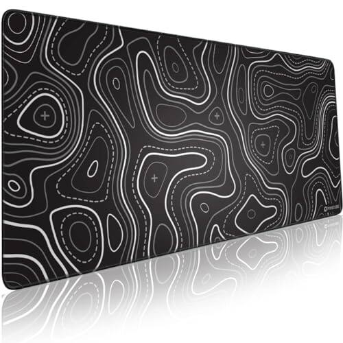 BlackTopographic-35.4L x 15.7W "