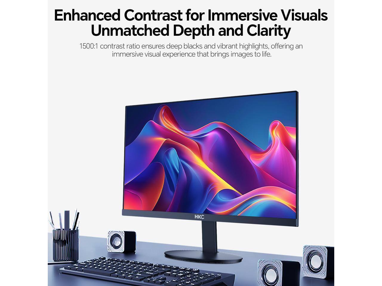 Enhanced Contrast for Immersive Visuals  
Unmatched Depth and Clarity  

1500:1 contrast ratio ensures deep blacks and vibrant highlights, offering an immersive visual experience that brings images to life.