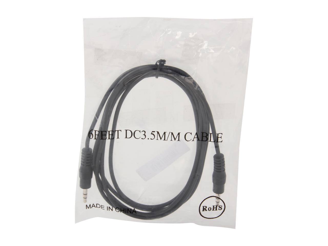 6FEET DC3.5M/M CABLE  
MADE IN CHINA  
RoHS