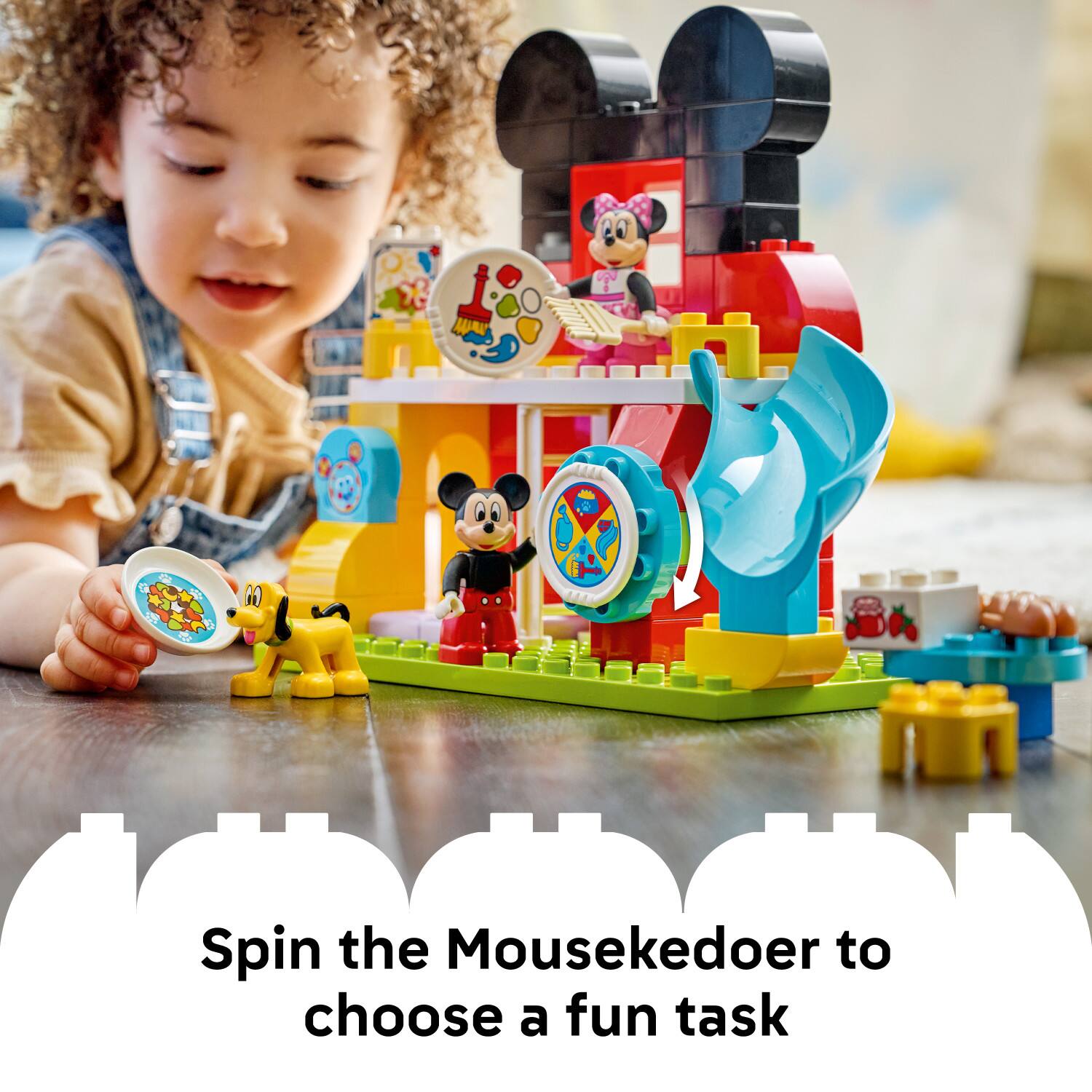 Spin the Mousekedoer to choose a fun task