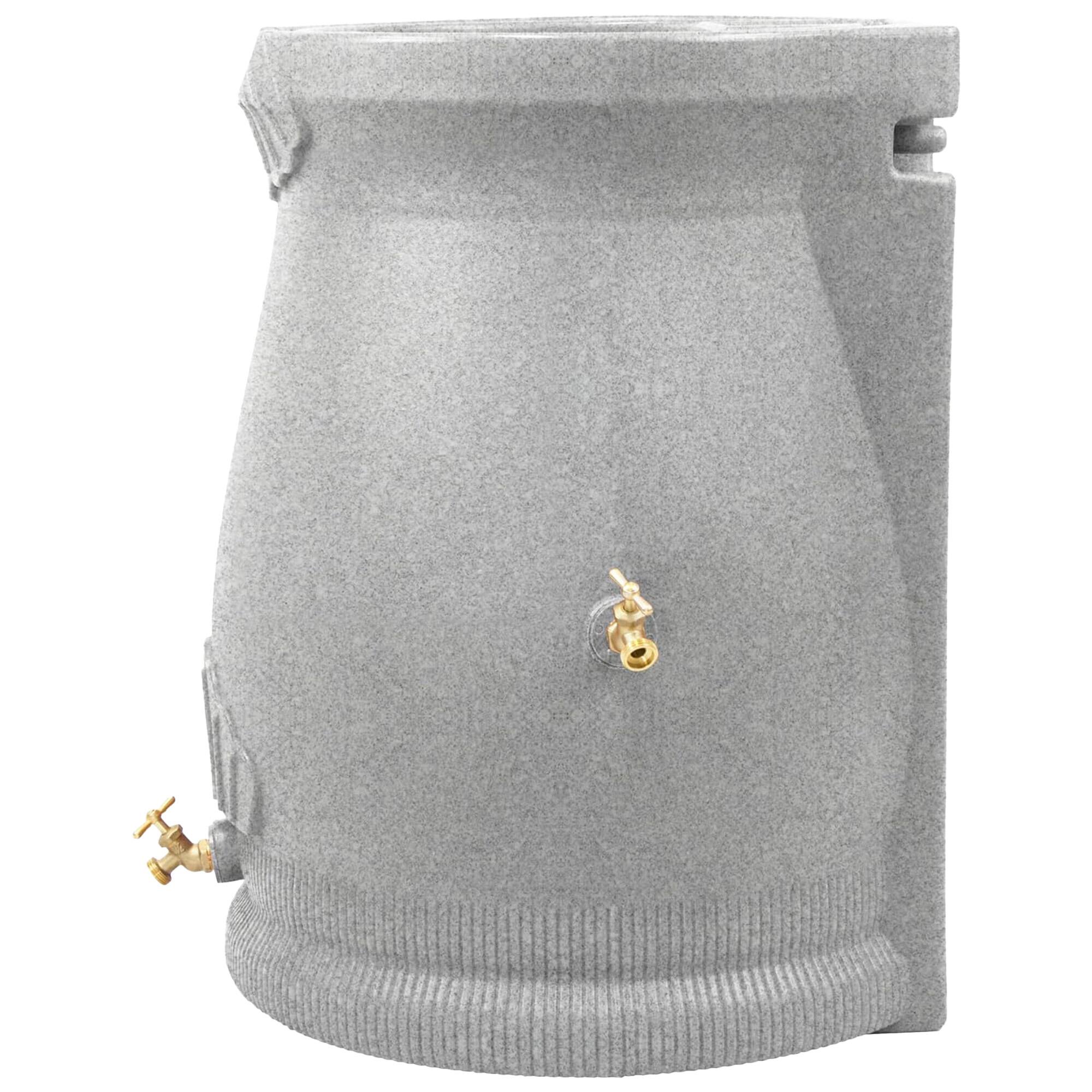 Alt View 5. Good Ideas - Good Ideas RWURN50-LIG 50 Gallon Rain Saver Wizard Barrel Urn, Light Granite - Granite.