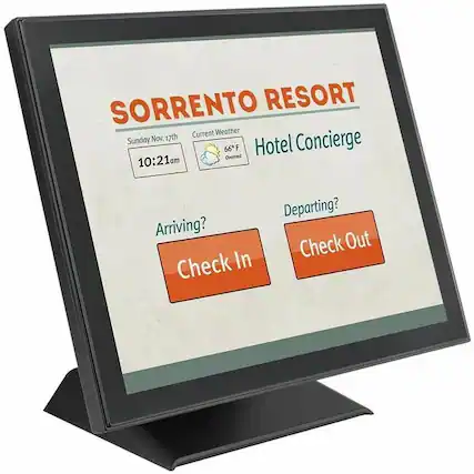 SORRENTO RESORT
Hotel Concierge
Sunday Nov. 17th
10:21am
Current Weather
66°F
Overcast
Arriving?
Check In
Departing?
Check Out